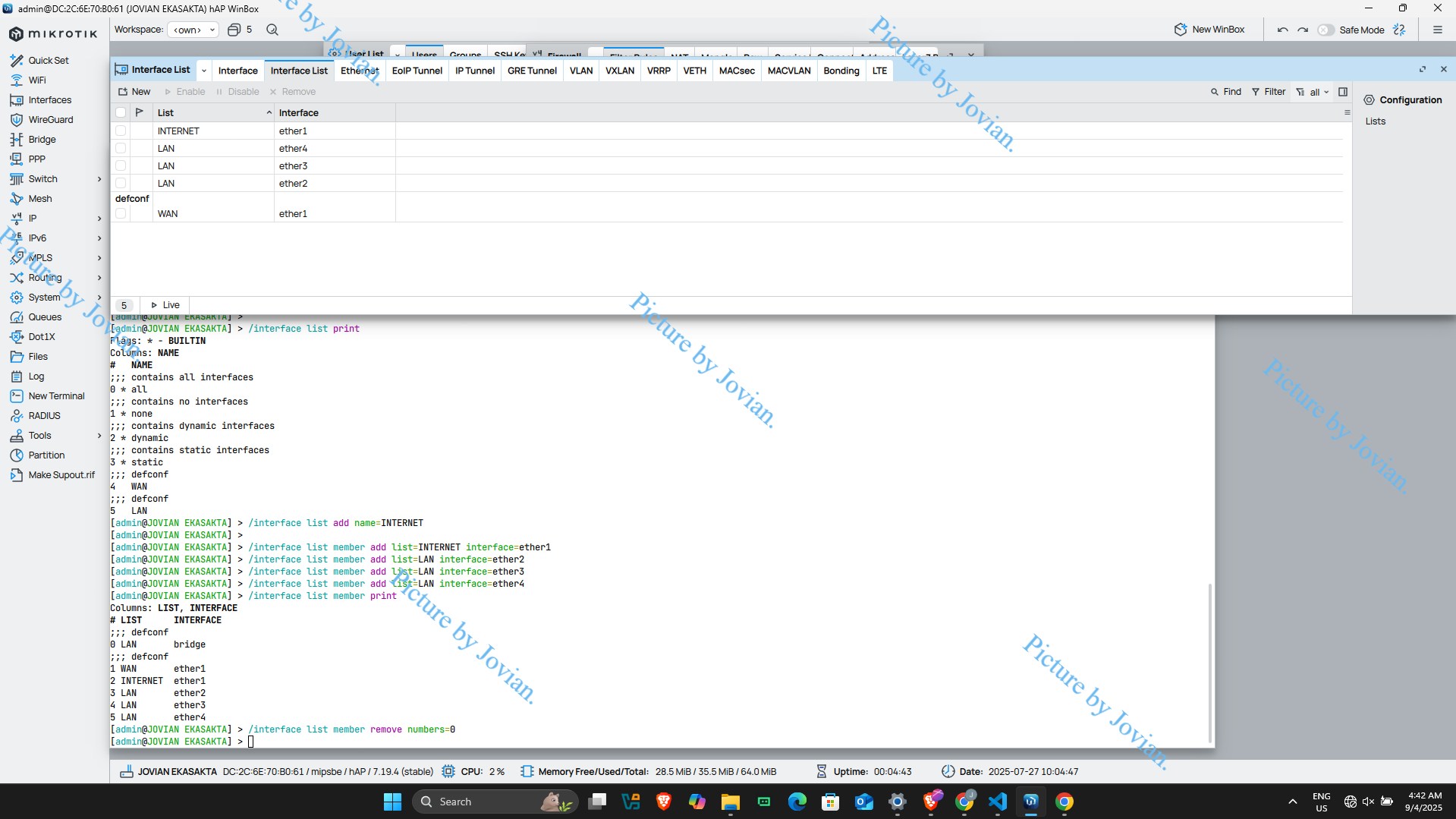 SERVICE IP pada MikroTik RouterOS